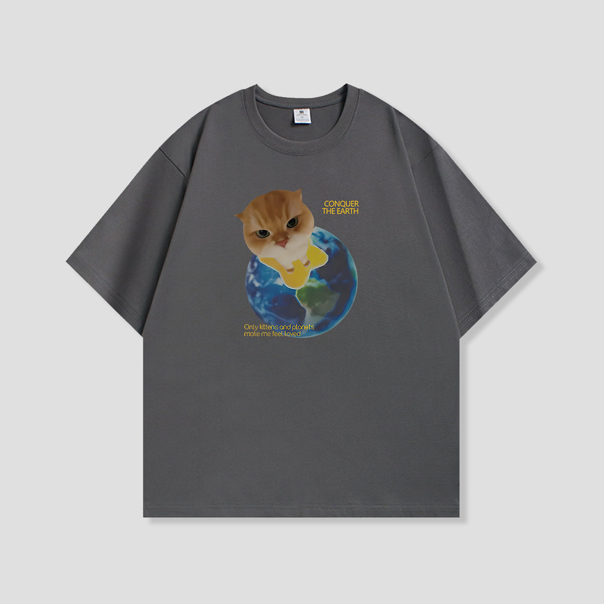 キャットルーラー グラフィックTシャツ