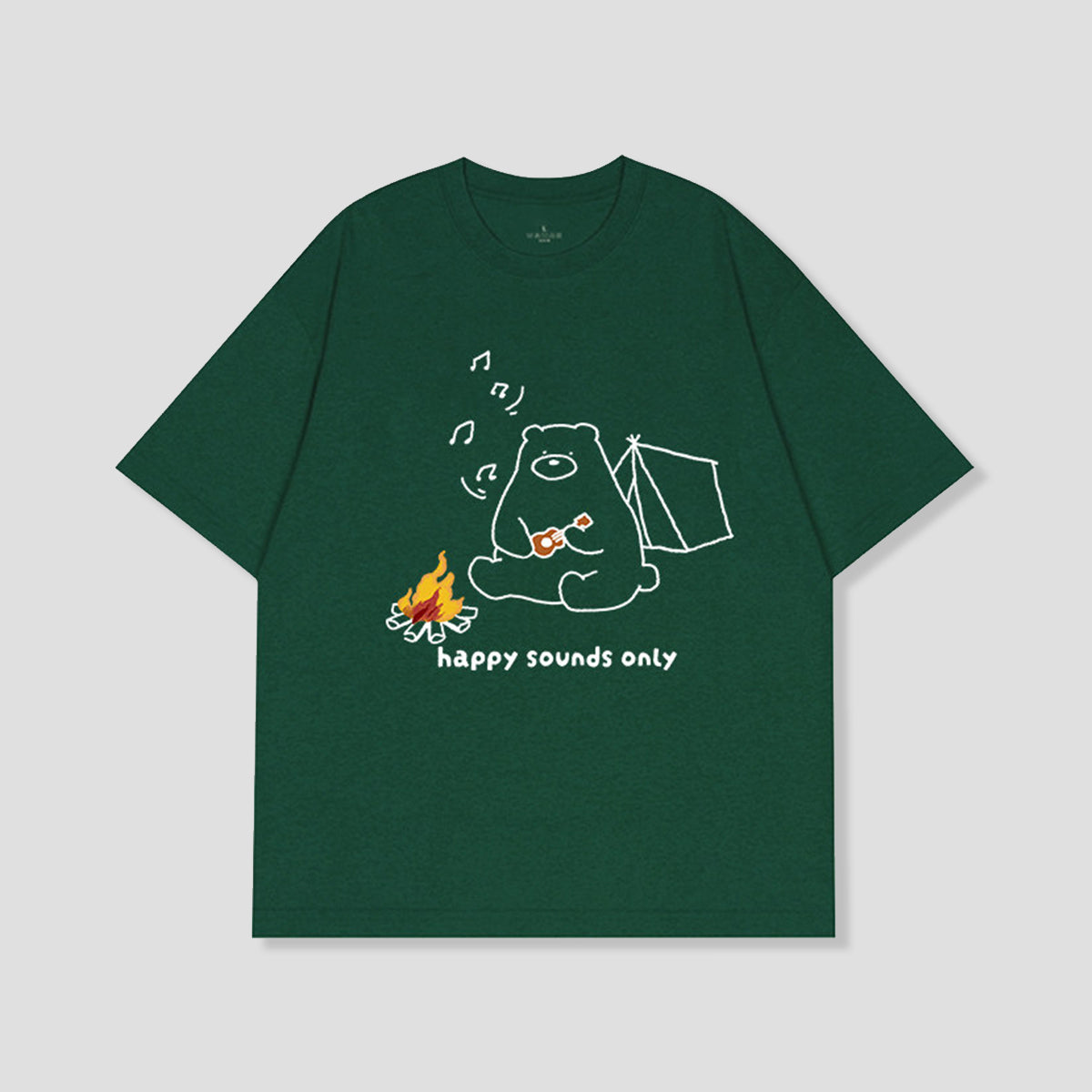 ハッピーサウンズベア グラフィックTシャツ