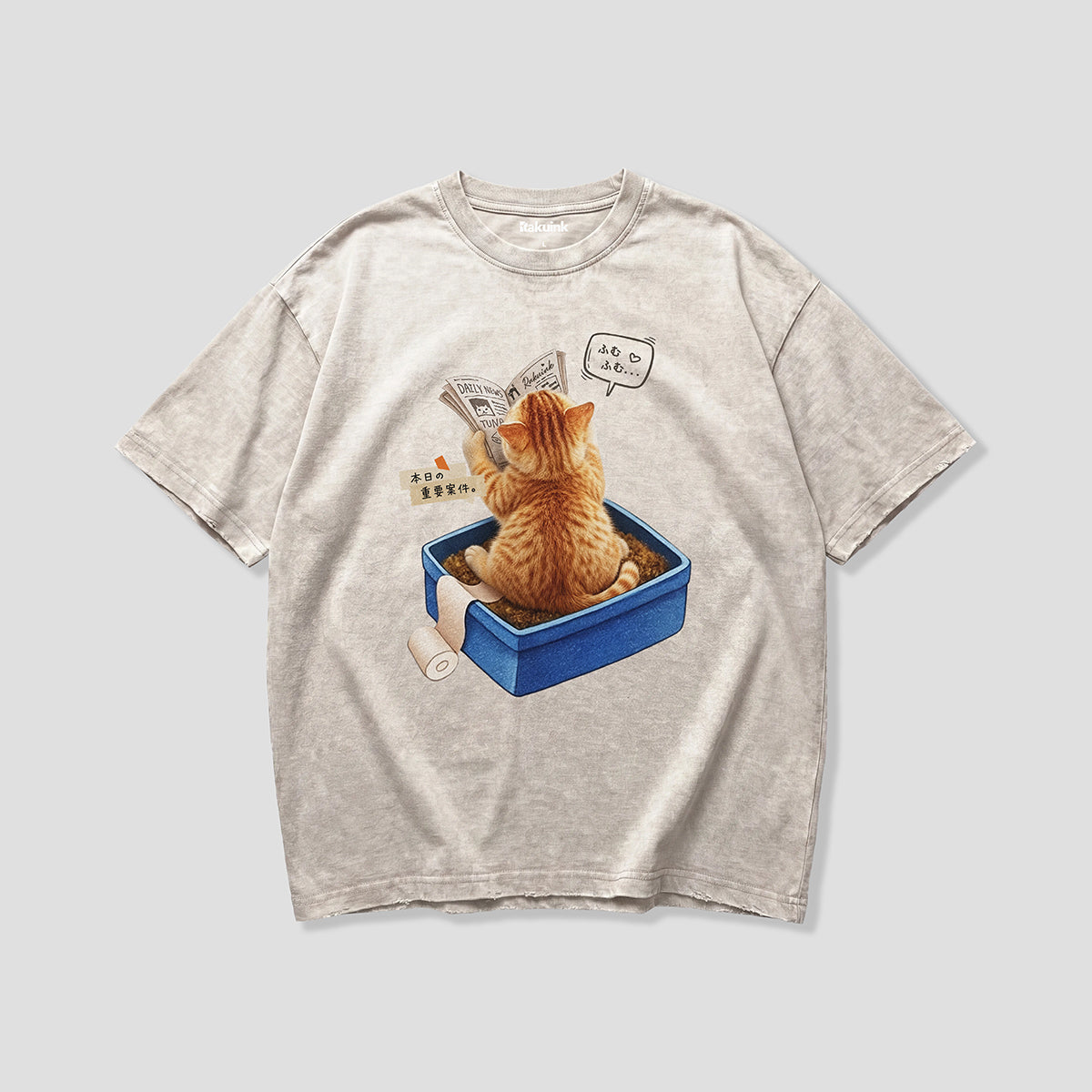 【予約】ひとり時間キャット グラフィックTシャツ