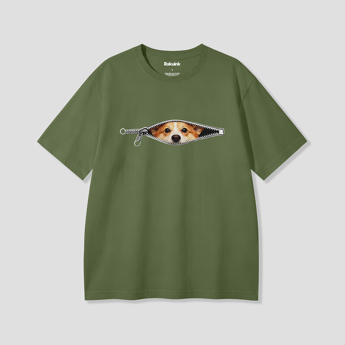 【予約】ジップインコーギー グラフィックTシャツ