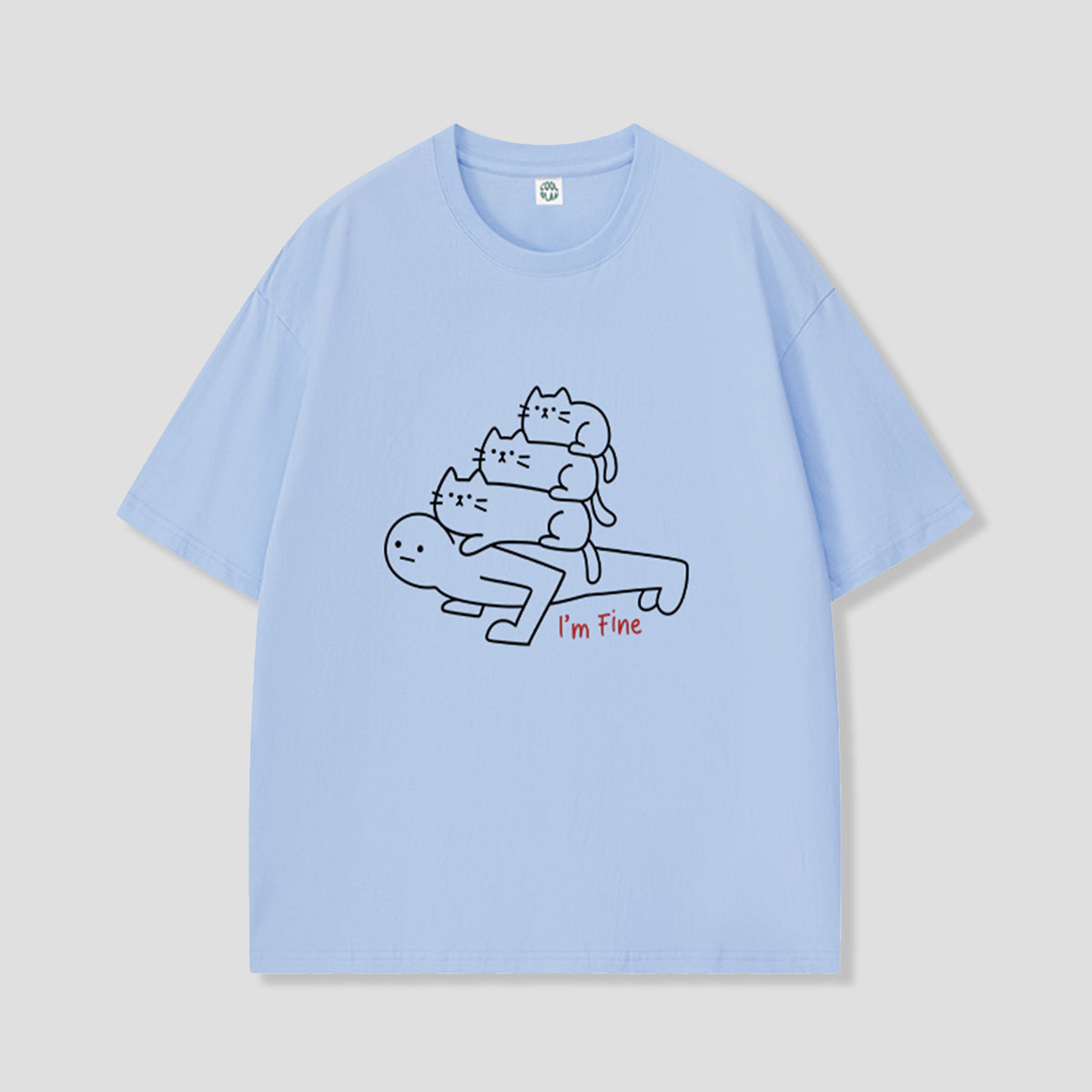 重圧キャットTシャツ