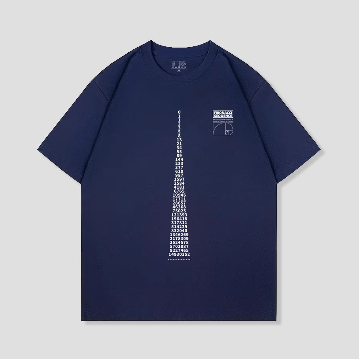 フィボナッチ数列Tシャツ