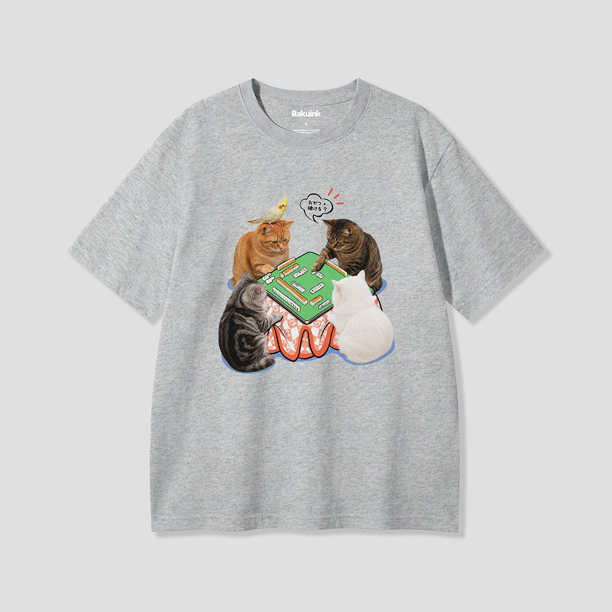 【予約】MEOWJONG キャットグラフィックTシャツ