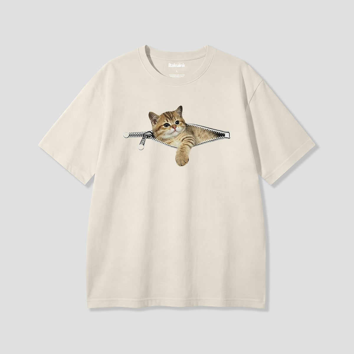 【予約】ジップアウトキャット グラフィックTシャツ