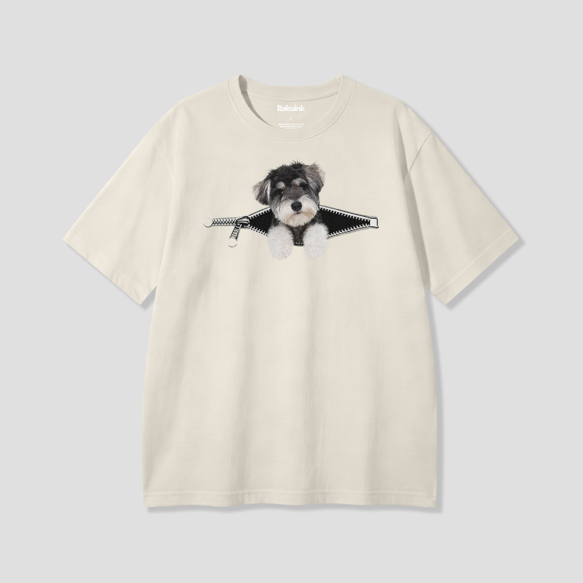 【予約】ジップアウトシュナウザー グラフィックTシャツ