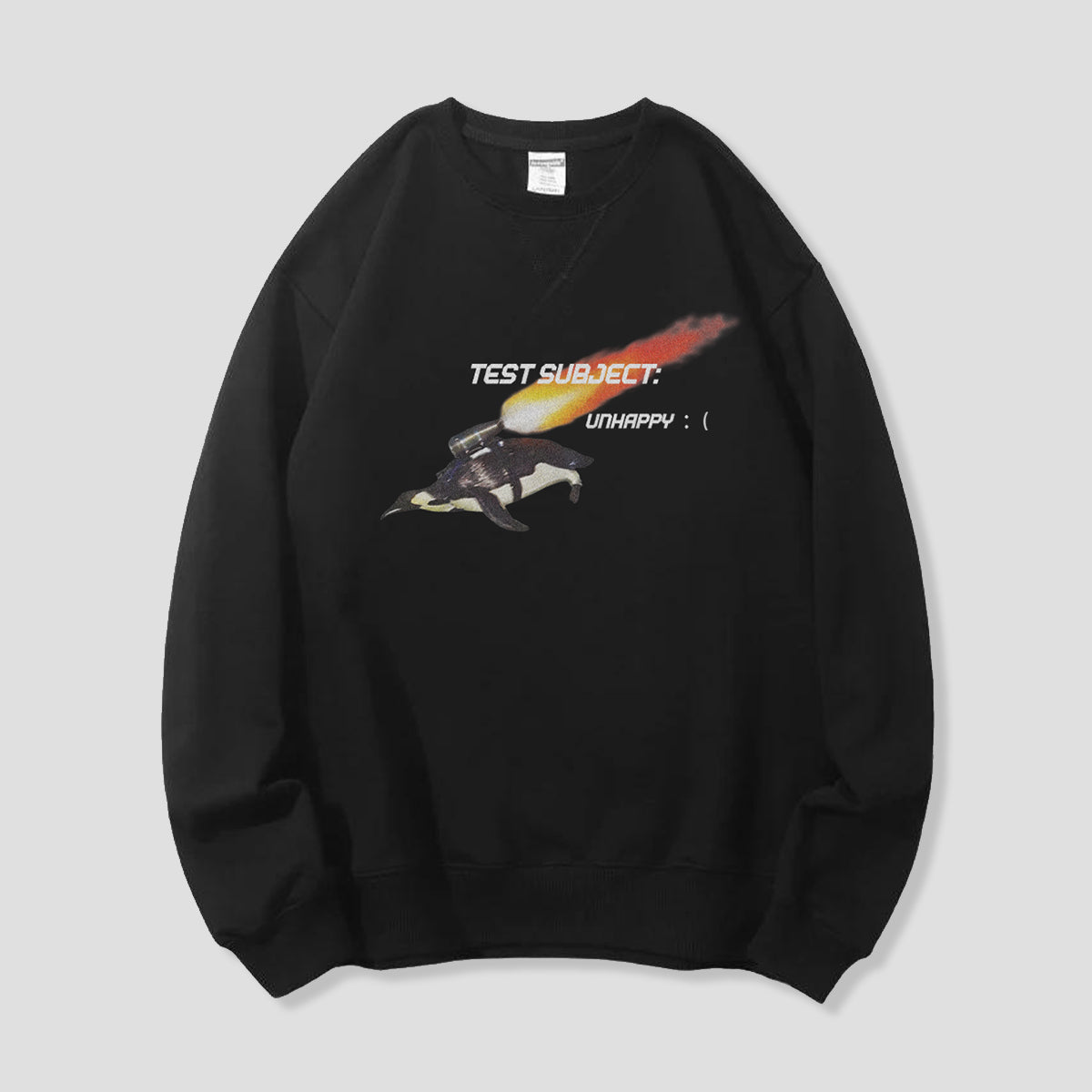 【予約】Unhappy Test Subject ペンギン グラフィックスウェット