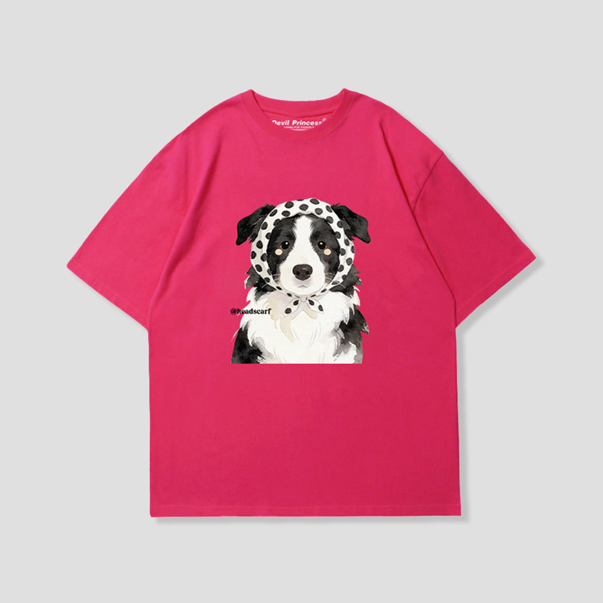 ドットスカーフボーダー グラフィックTシャツ