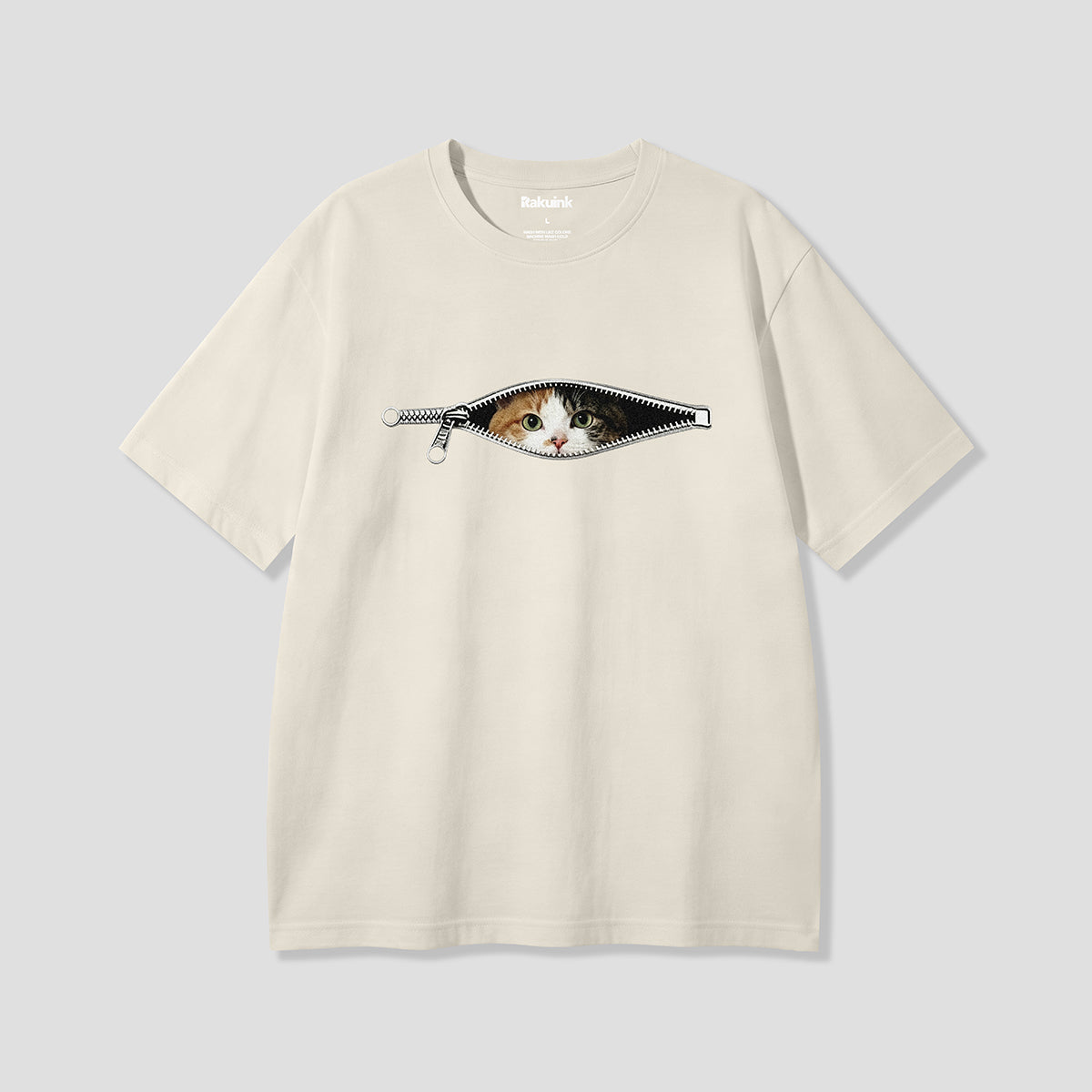 【予約】ジップピープキャット グラフィックTシャツ