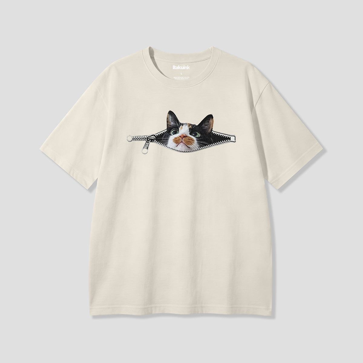 【予約】ジップピープキャット グラフィックTシャツ