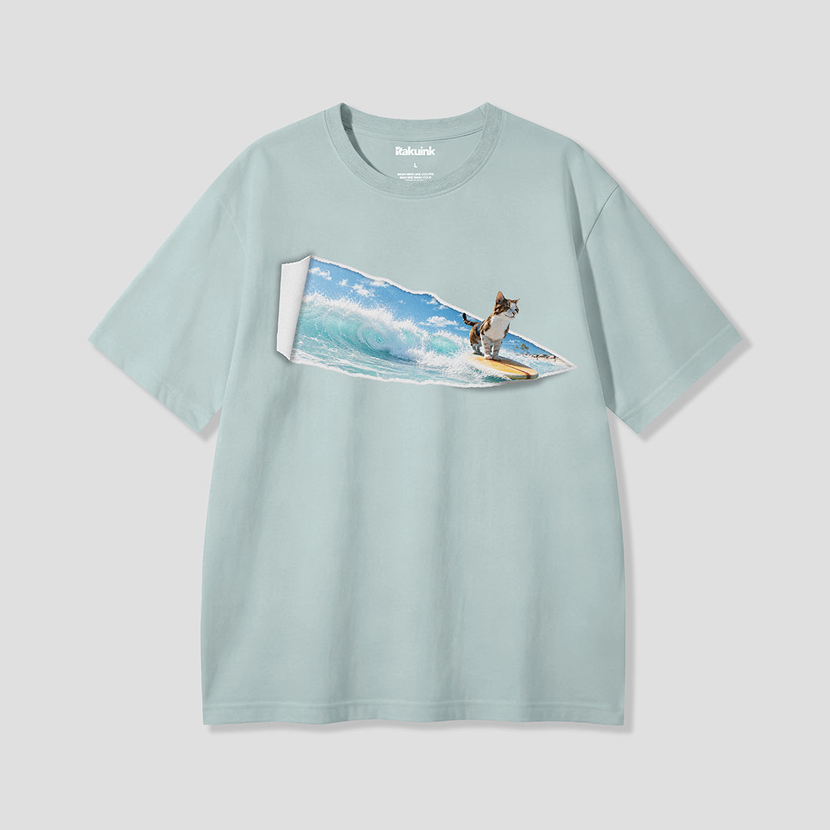 【予約】ウェーブライドキャット グラフィックTシャツ