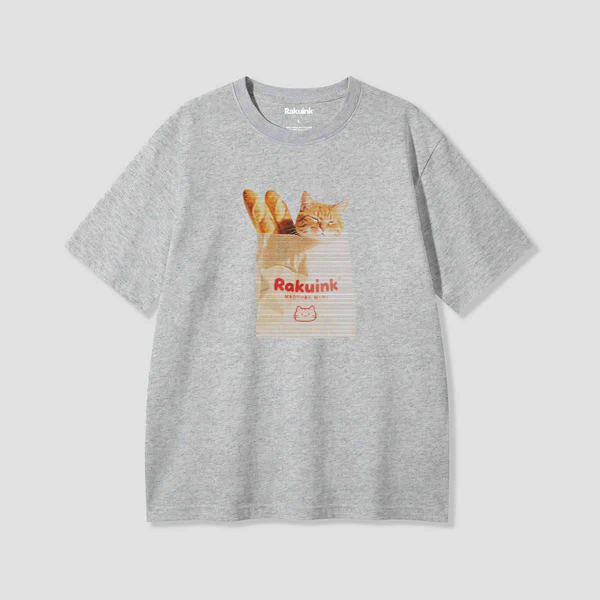 【予約】お持ち帰り猫 グラフィックTシャツ