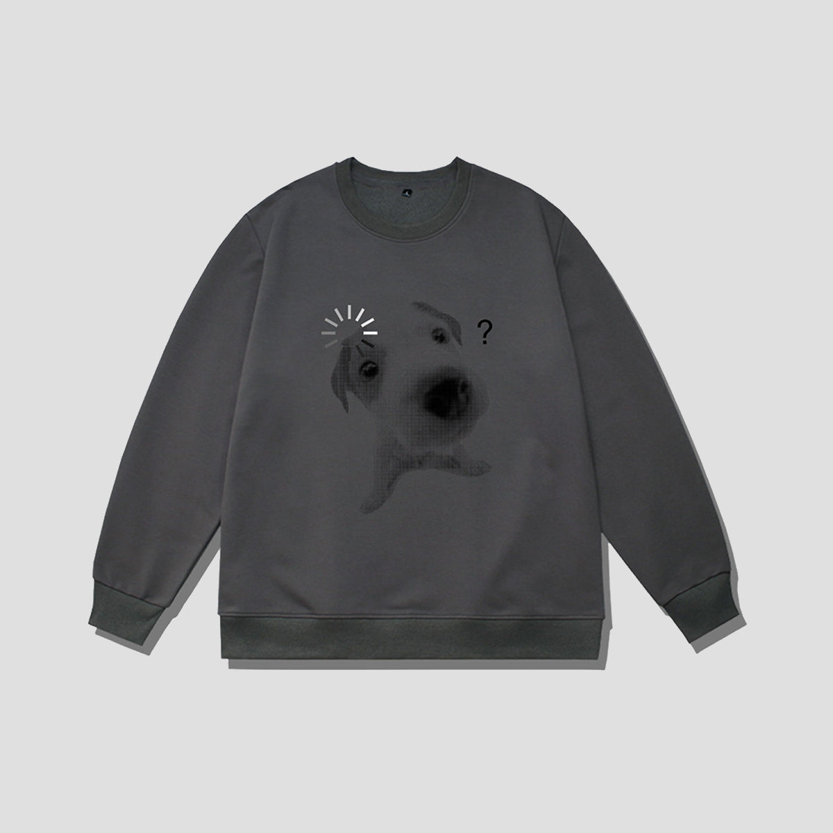 ハテナフェイス アニマルフォト スウェット