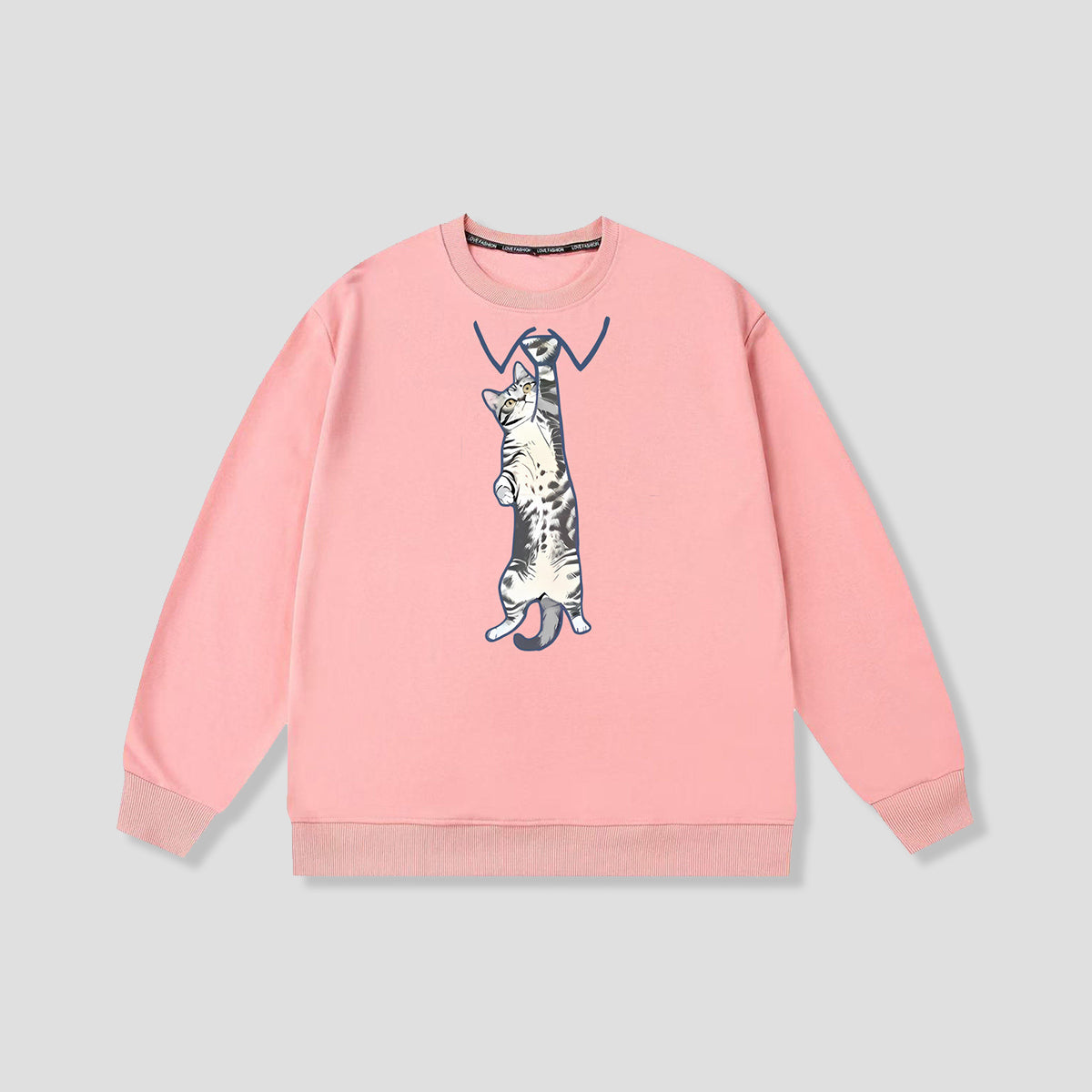 ネクタイキャット クルーネックスウェット