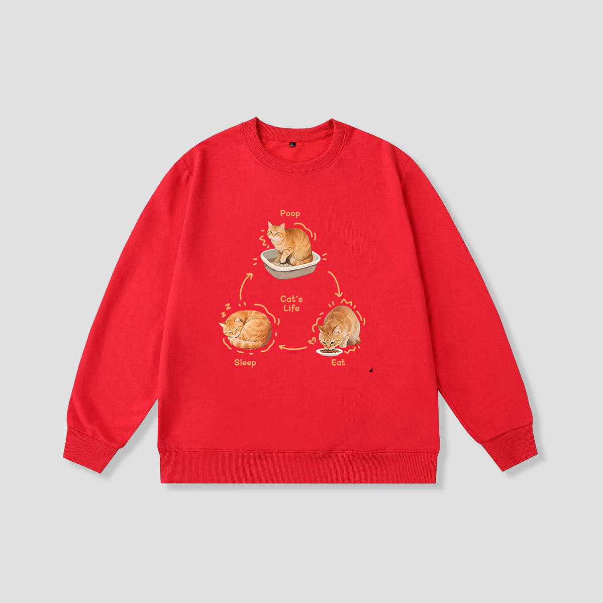 CAT’S LIFE サイクルグラフィック スウェット