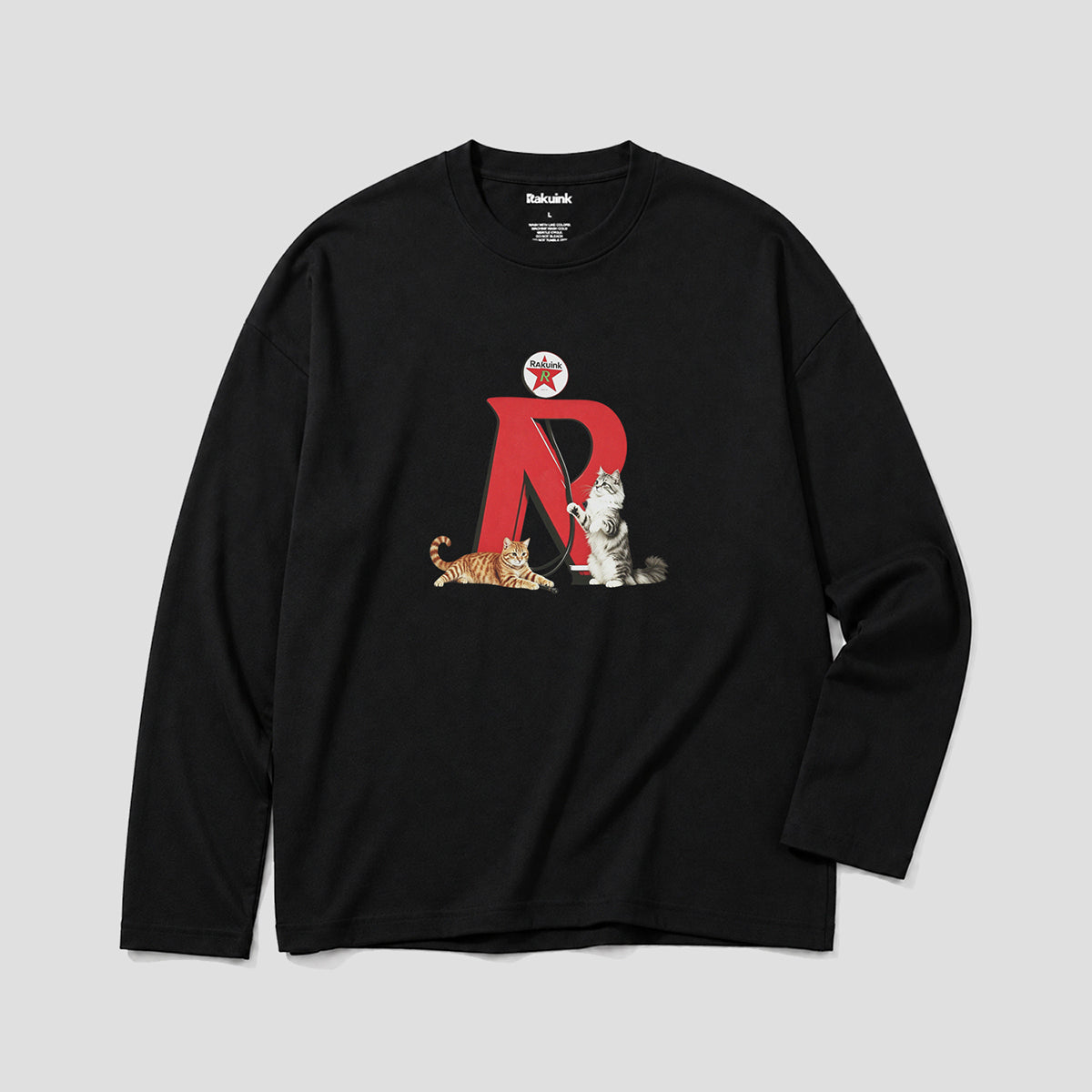 【予約】Rスタンド・キャット ロングスリーブTシャツ