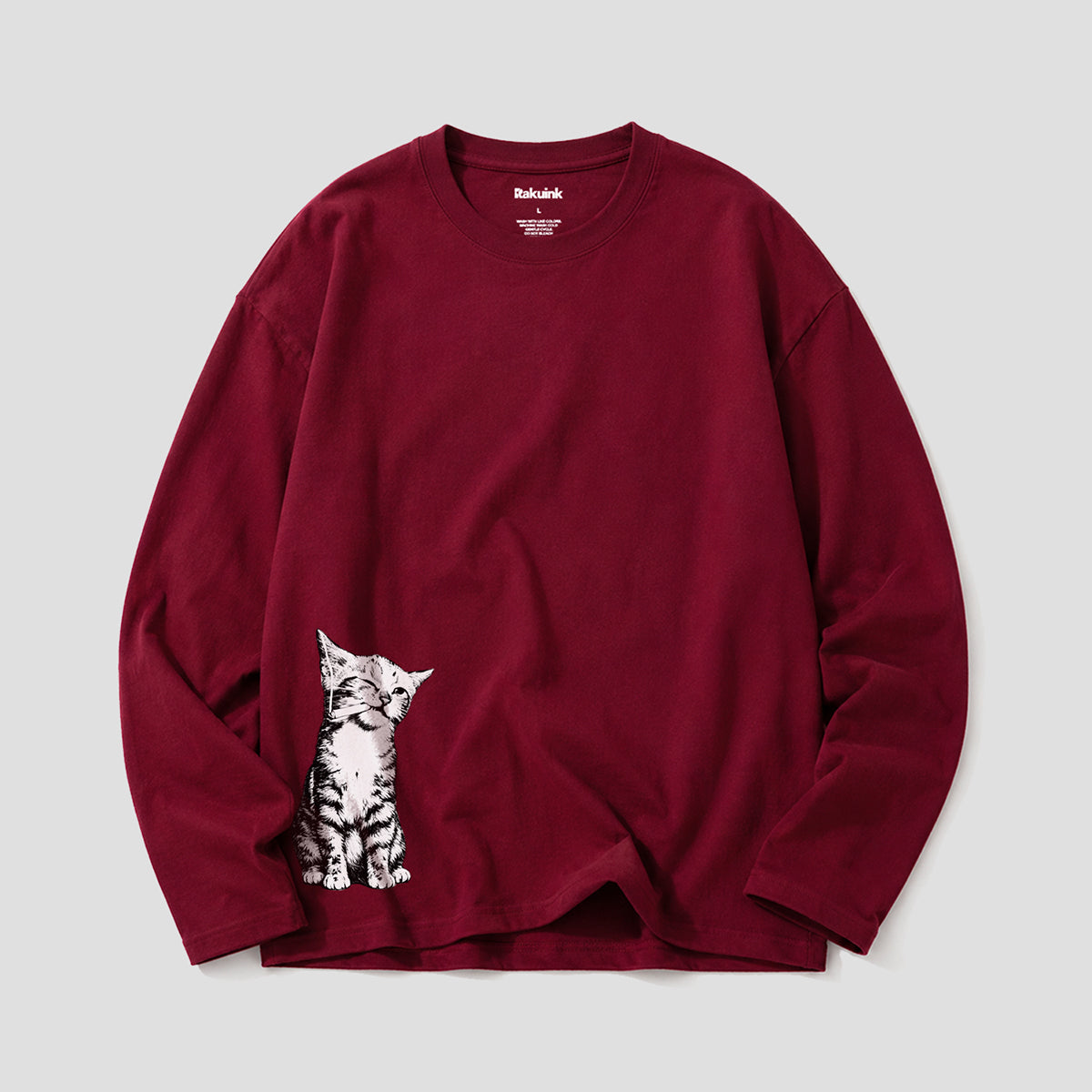 【予約】ひょっこりキャット ロングスリーブTシャツ