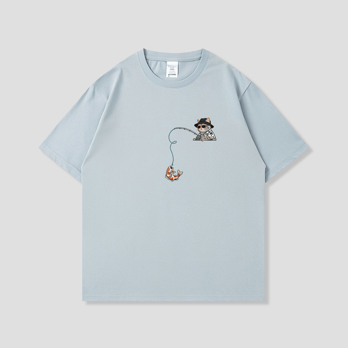 フィッシングキャット グラフィックTシャツ