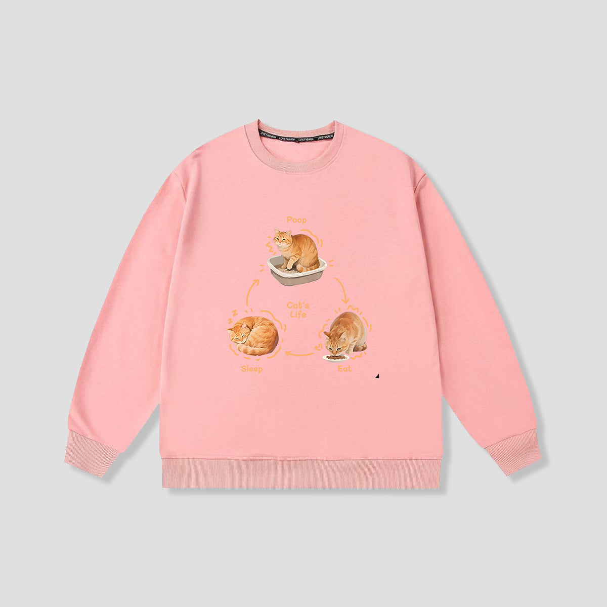 CAT’S LIFE サイクルグラフィック スウェット