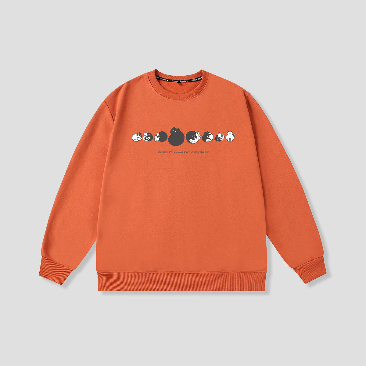 ころころキャット シルエットスウェット