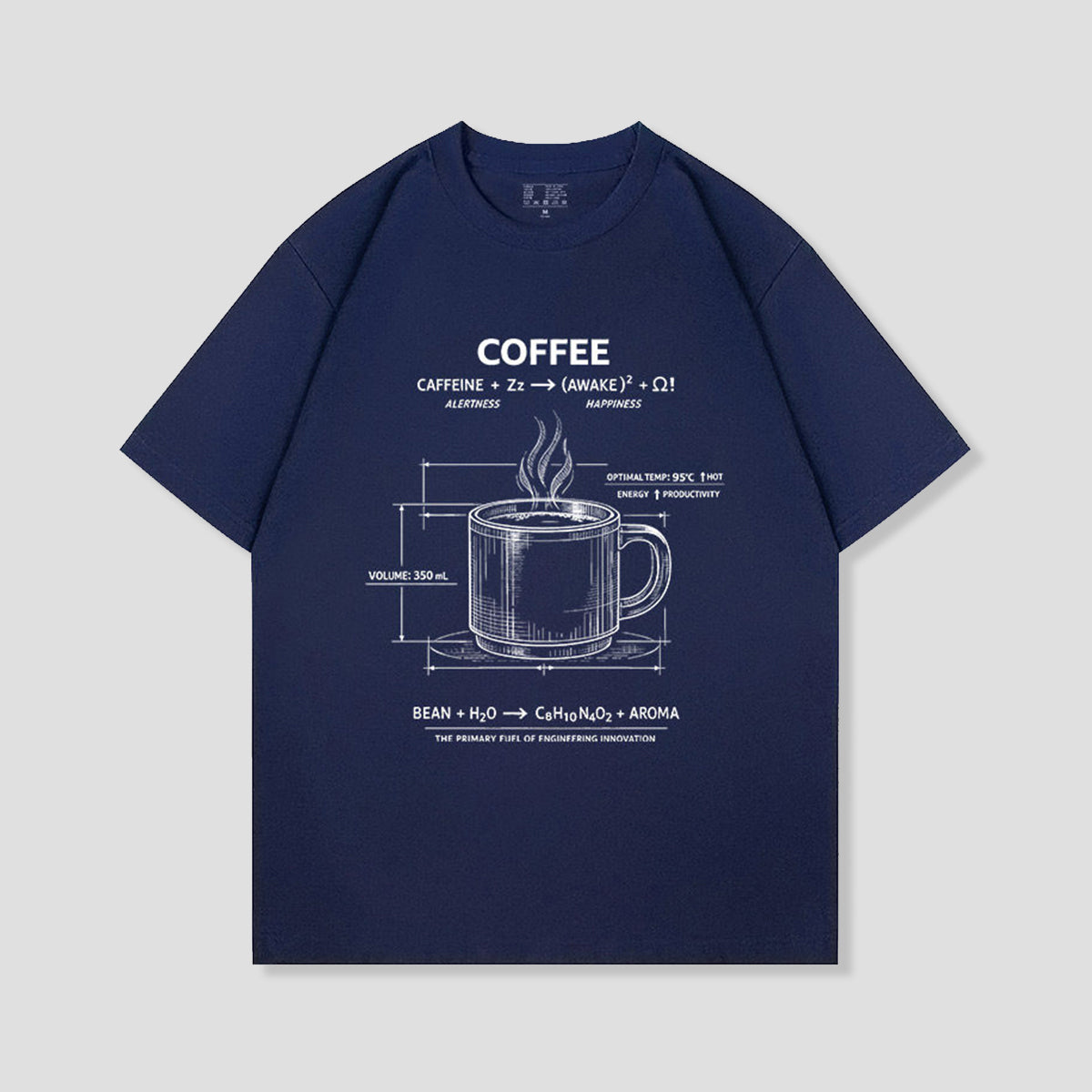 コーヒー設計図 グラフィックTシャツ