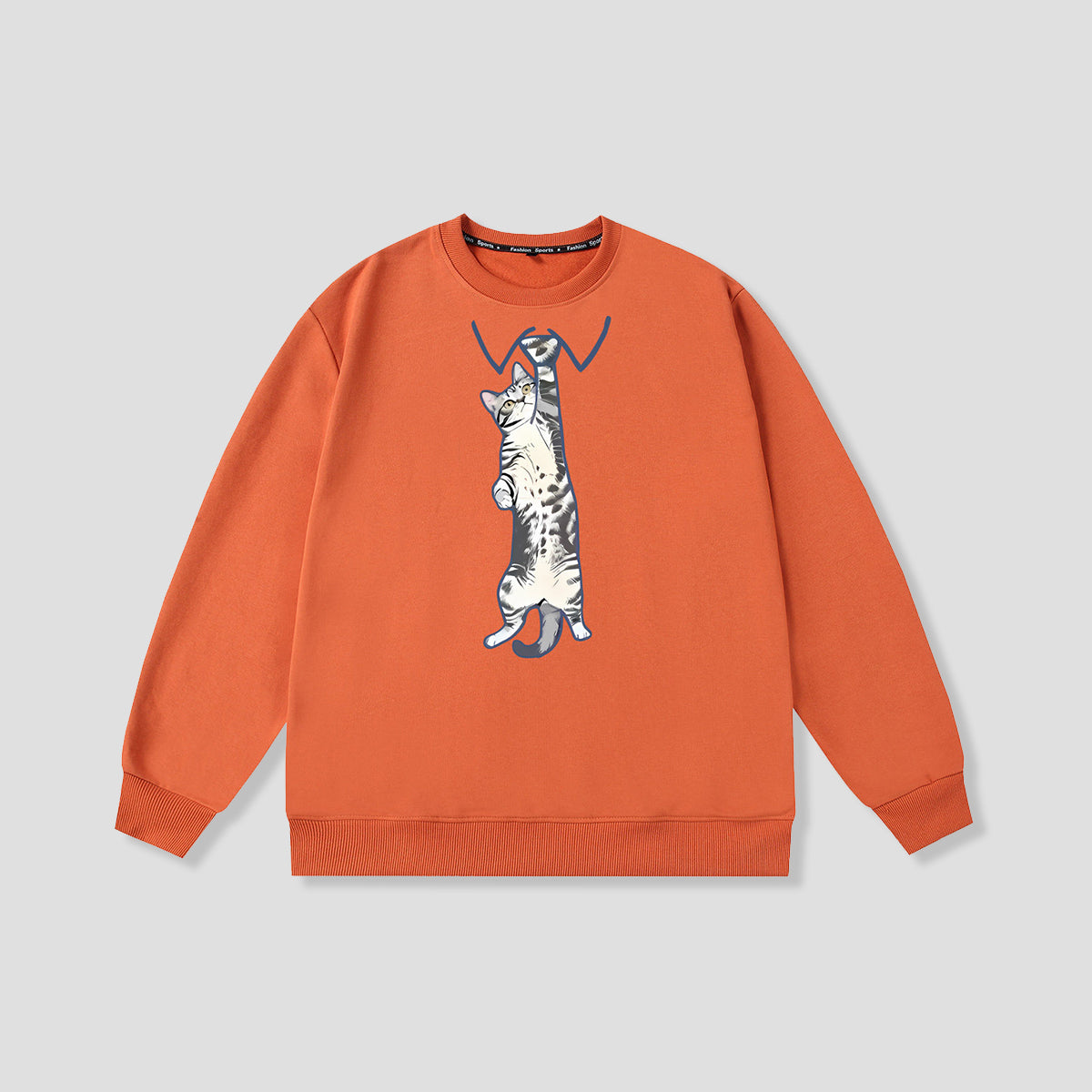 ネクタイキャット クルーネックスウェット