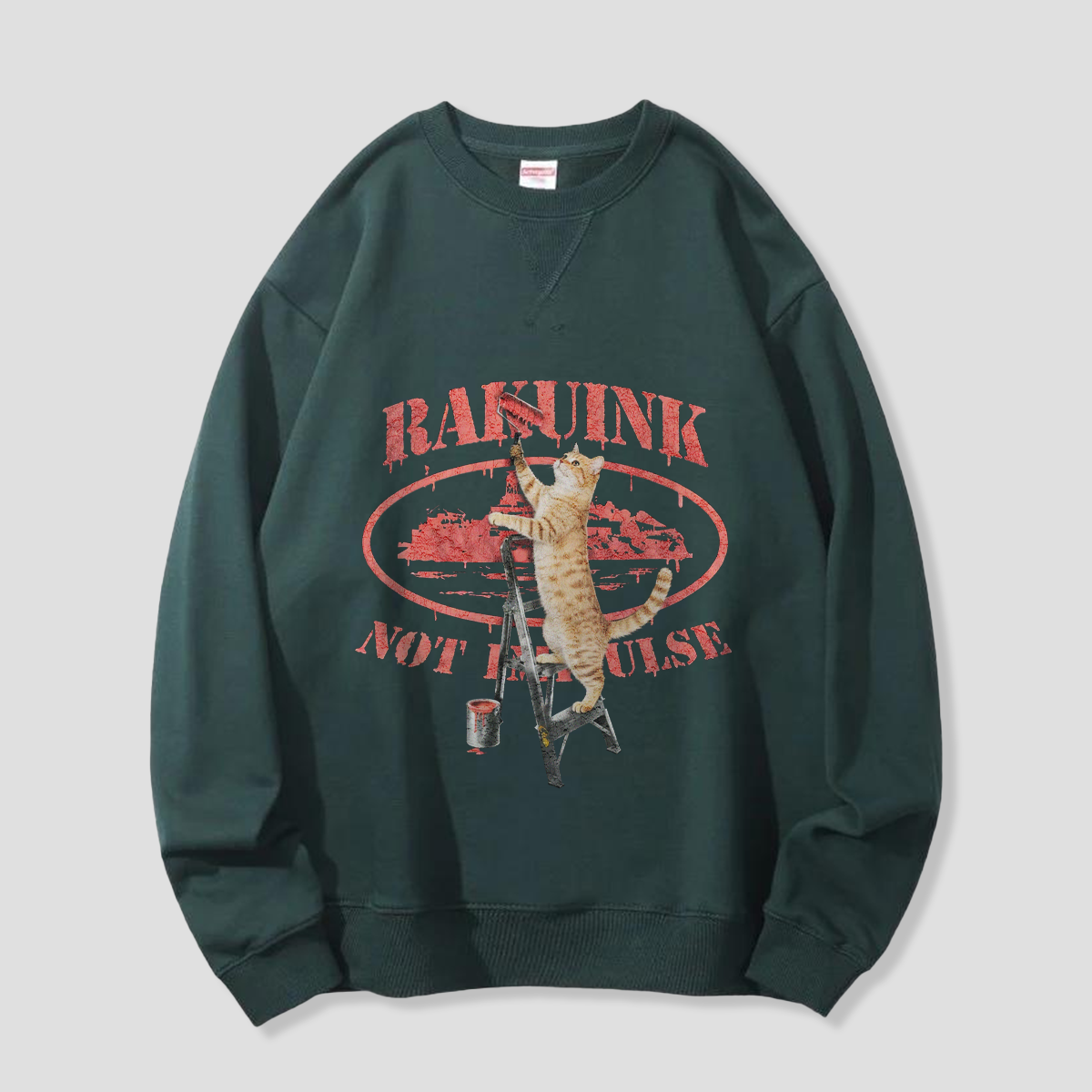 【予約】NOT EXCUSE キャット グラフィックスウェット