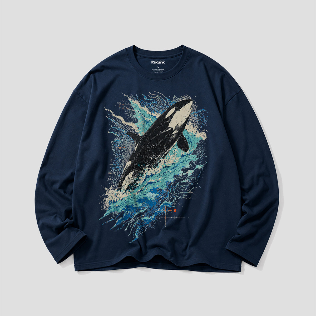 シャチオーシャン ロングスリーブTシャツ