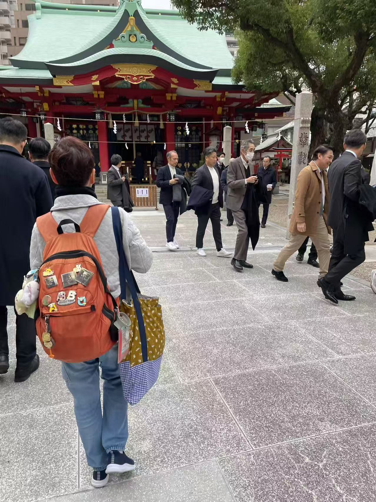 今日は新年祈願へ