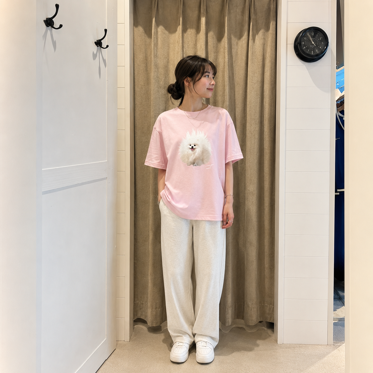 毛量で勝つ、ゆるポメT。