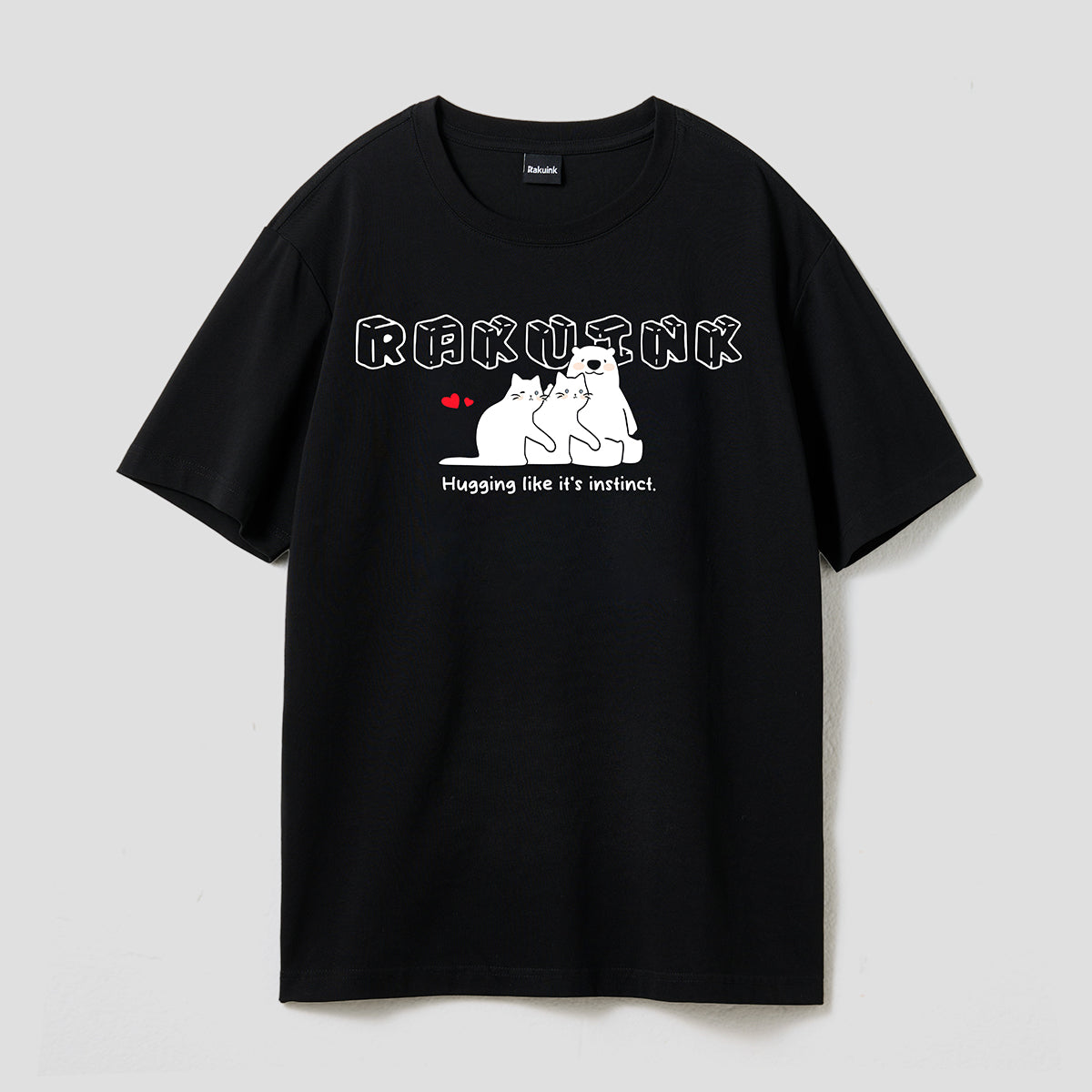 Neko Family｜ぎゅっと、しろねことシロクマTシャツ