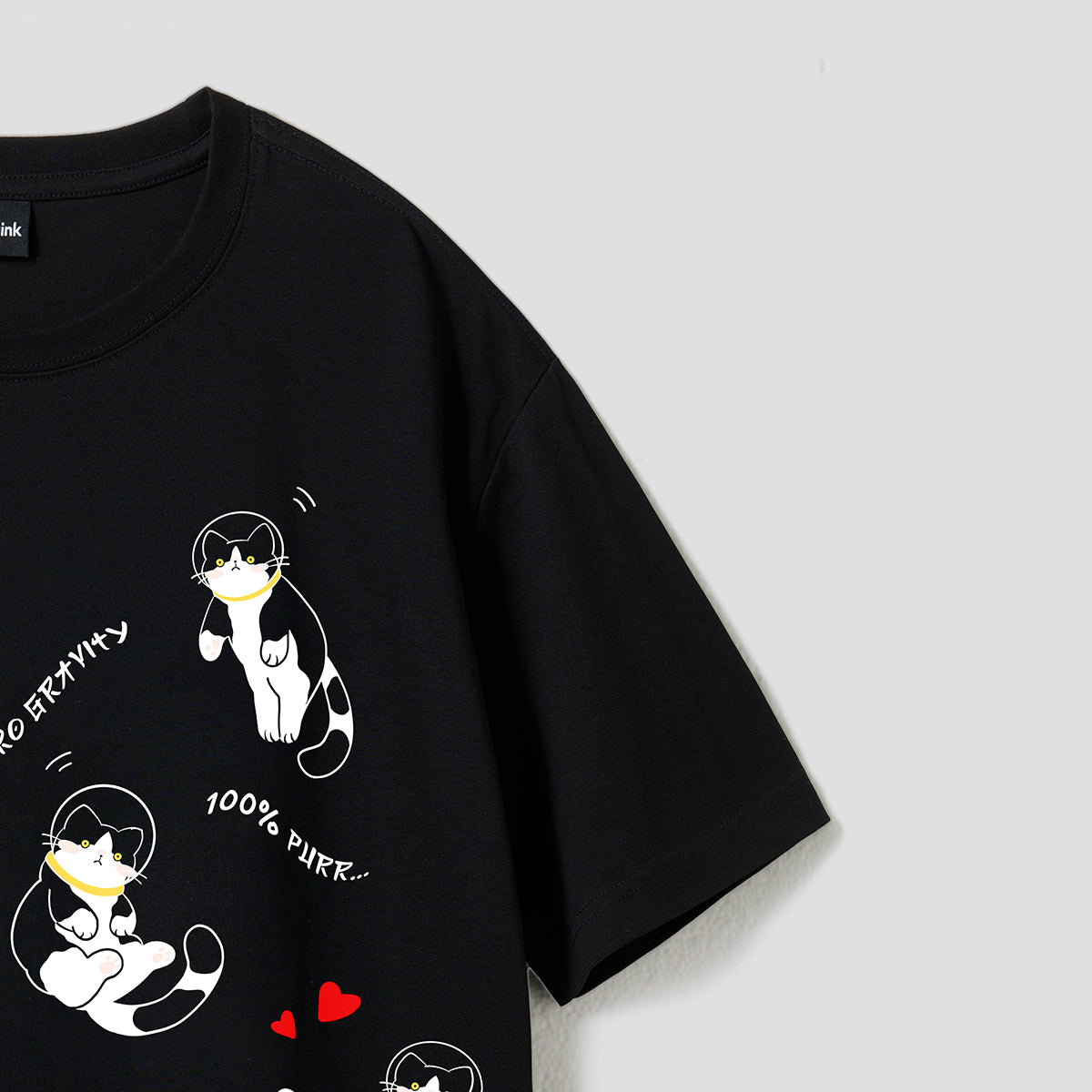 Neko Family｜ゼログラビティキャットTシャツ – RakuInk