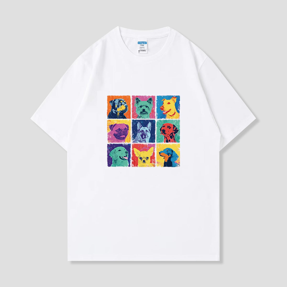 ドッグ・ポップ・ポートレートTシャツ