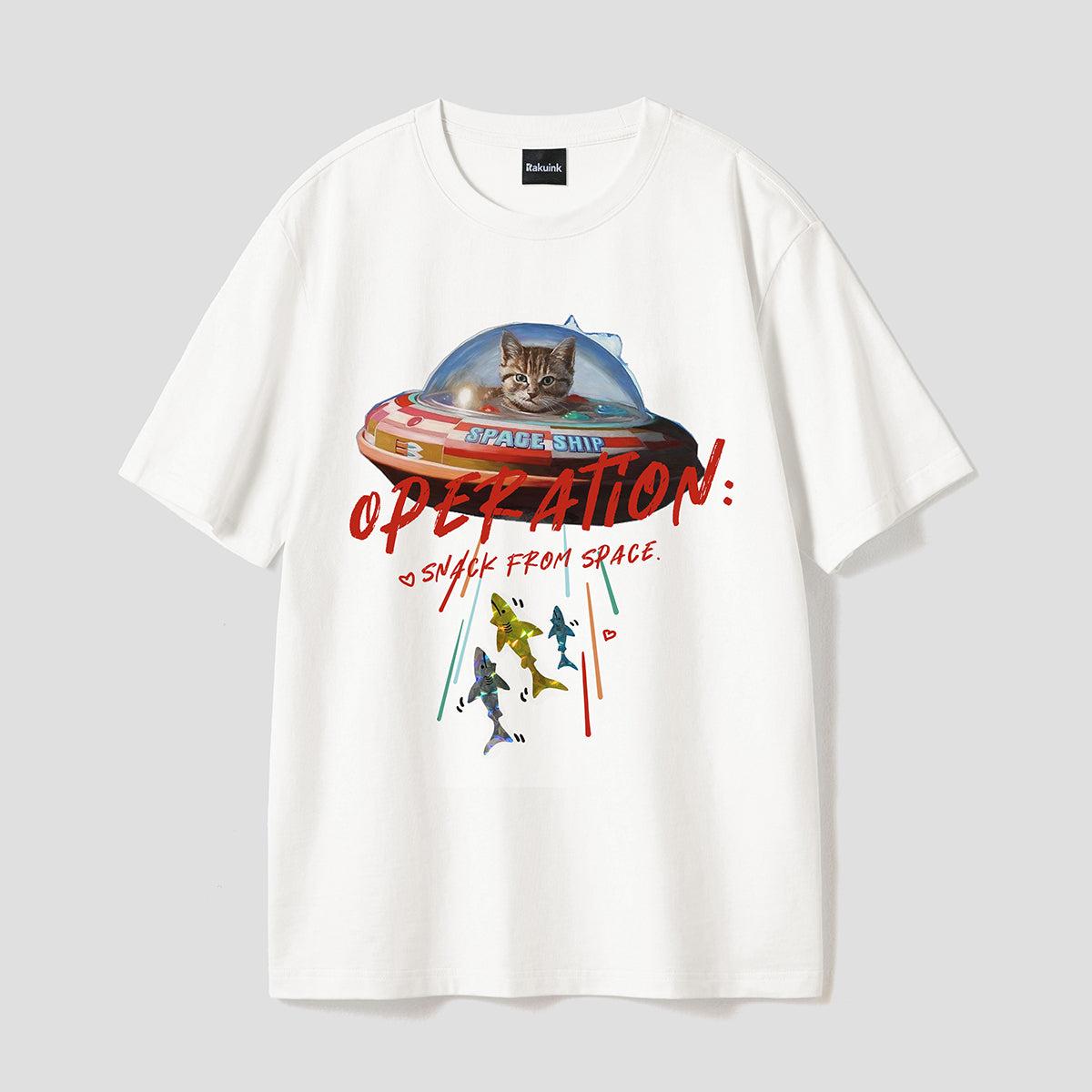 猫の日常｜おやつ回収ミッション中Tシャツ