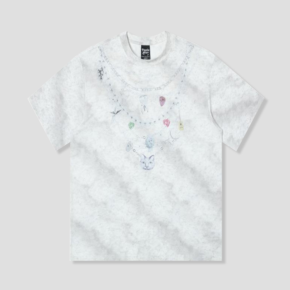 ダーティーネックレスTシャツ