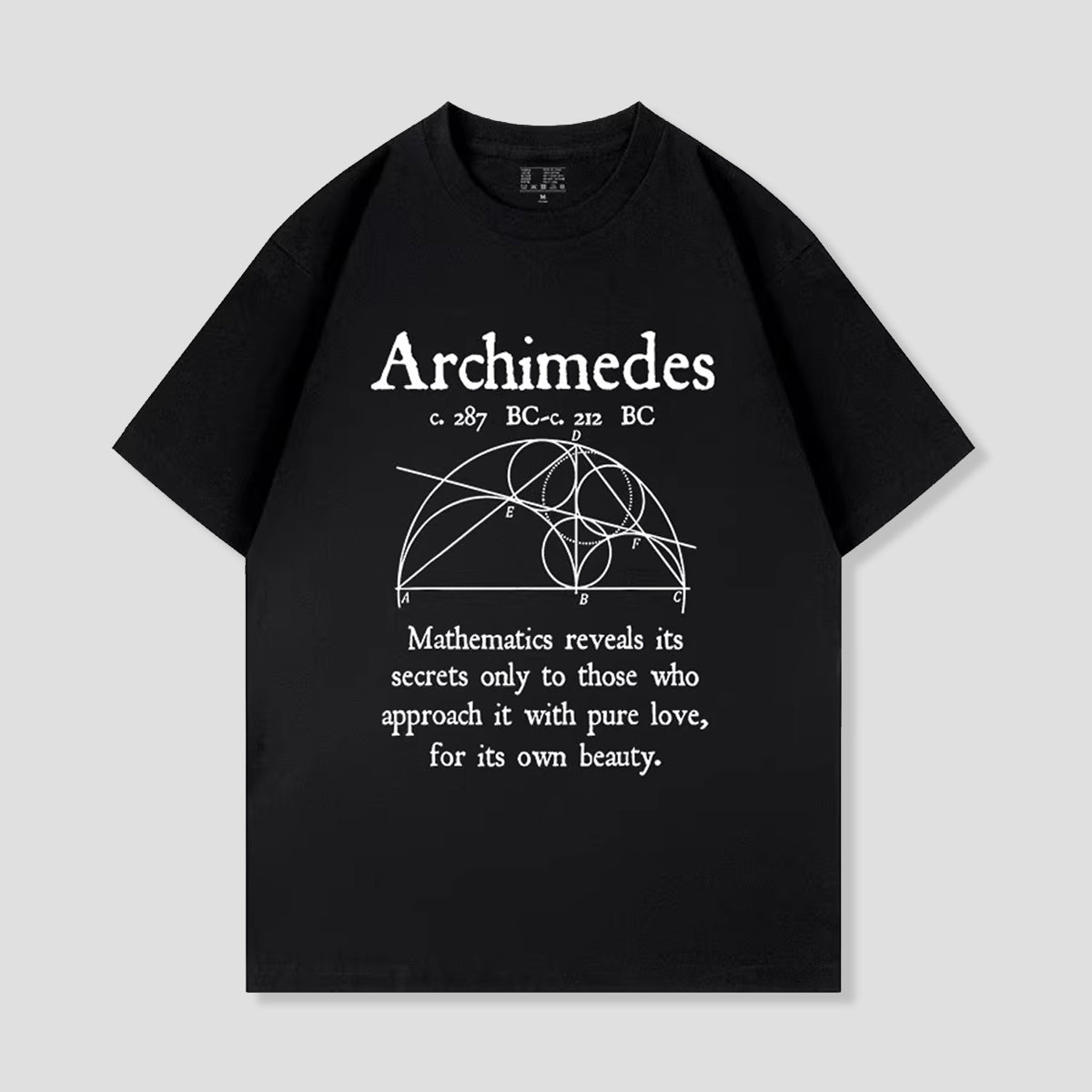 アルキメデス幾何学Tシャツ