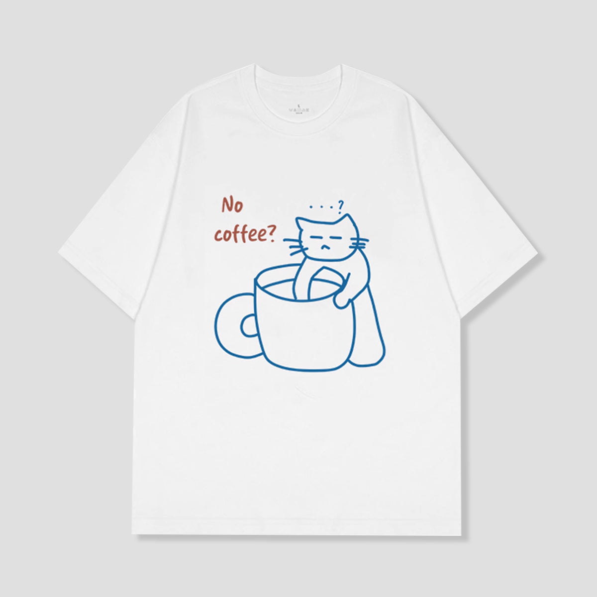 No Coffee? キャットTシャツ