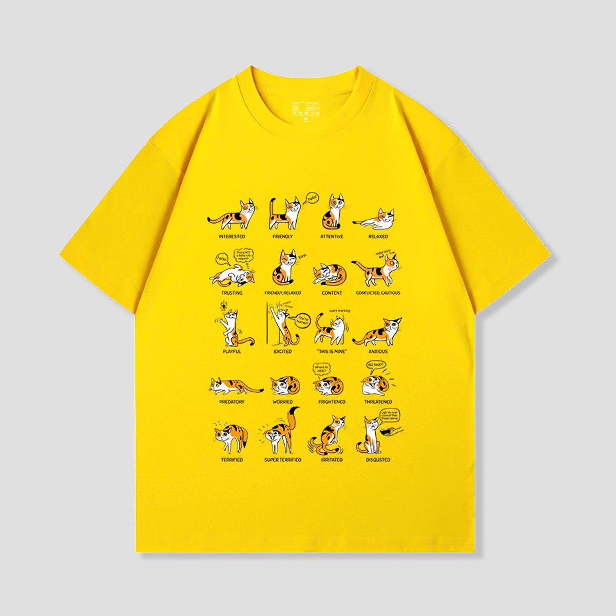 キャットボディランゲージTシャツ