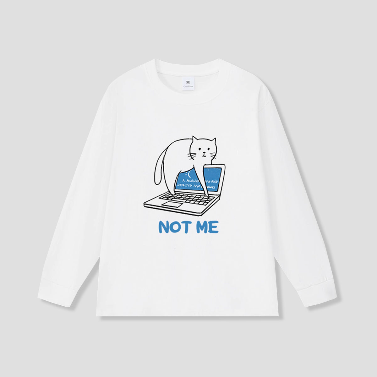 NOT ME ロングスリーブTシャツ