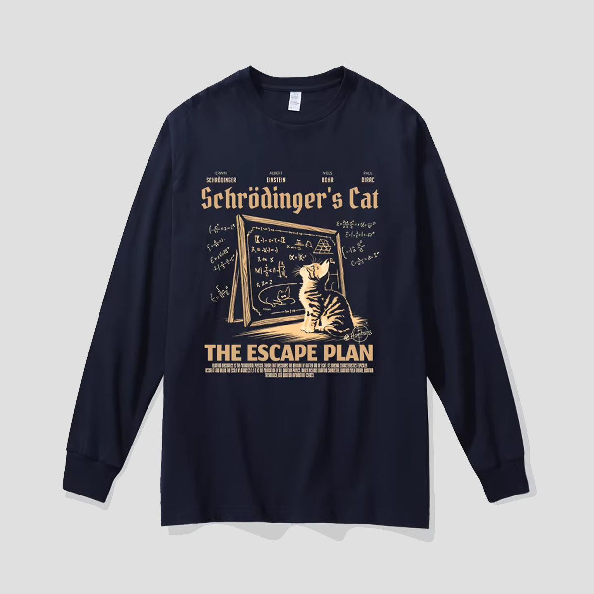 シュレディンガー・キャット ロングスリーブTシャツ