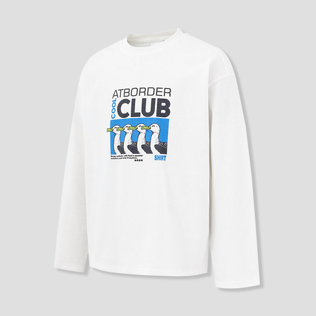 カモメデザイン ロングスリーブTシャツ