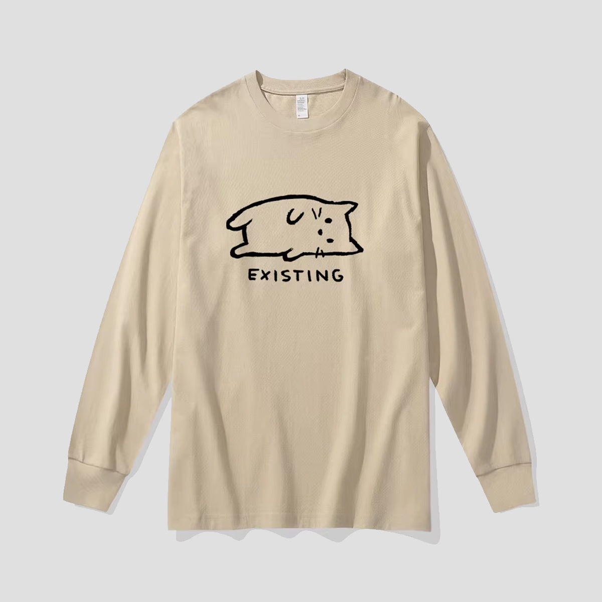 エグジスティング・キャット ロングスリーブTシャツ