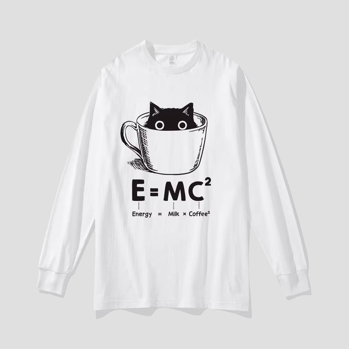 キャットコーヒー ロングスリーブTシャツ