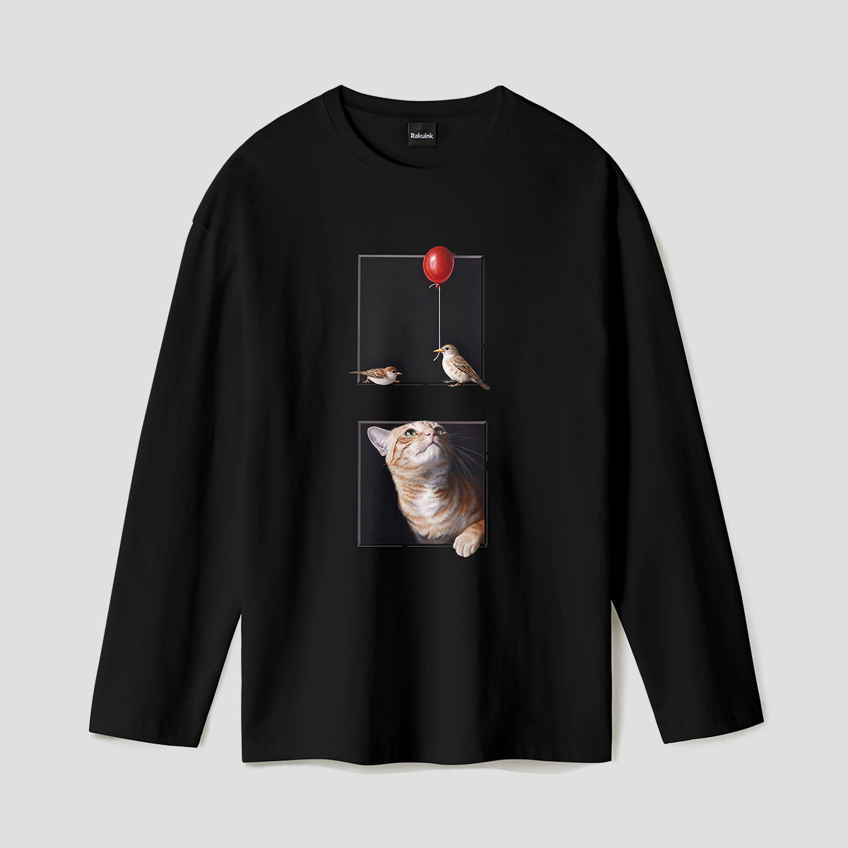 予約】ウィンドウキャット ロングスリーブTシャツ – RakuInk