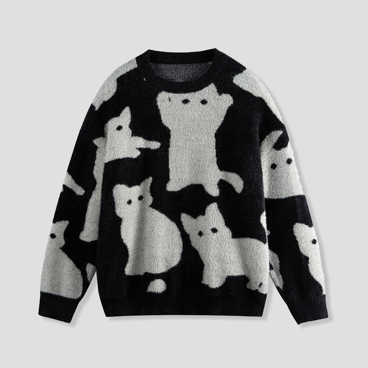 キャットジャカード ニット