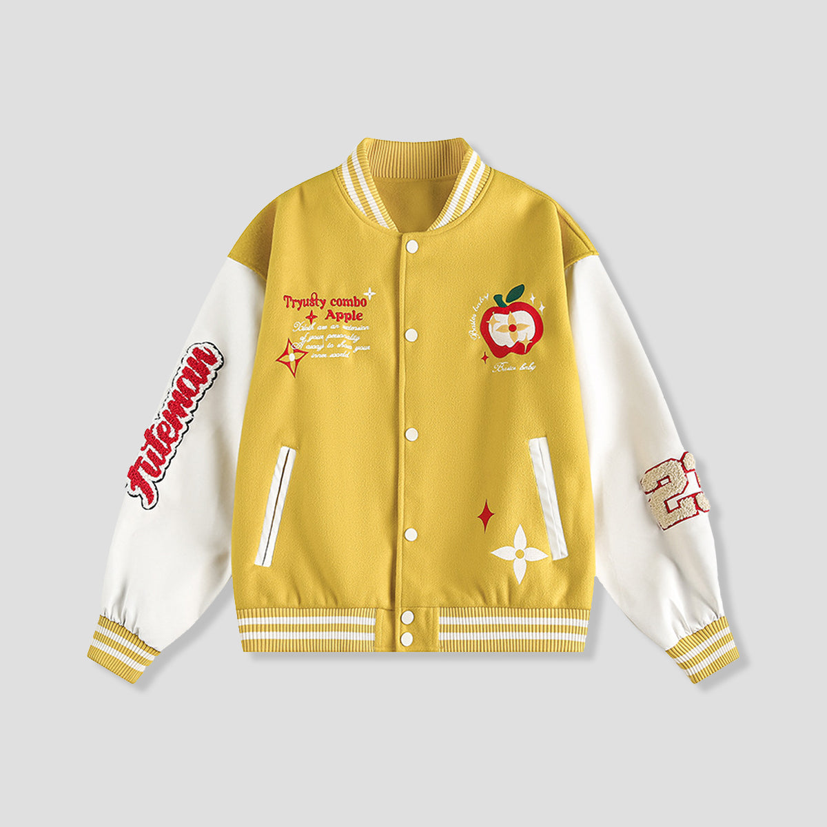 アップルエンブロイダリー ジャケット