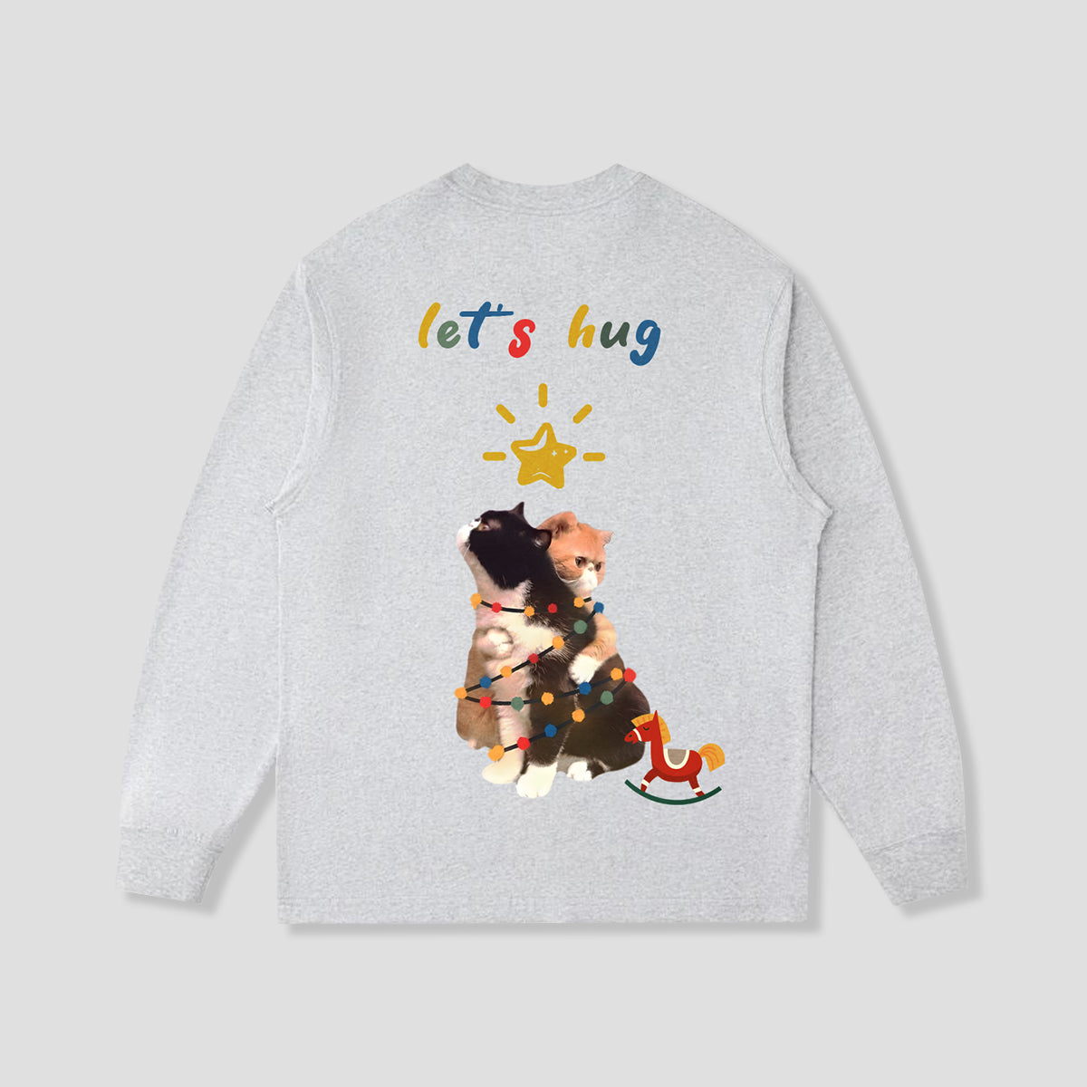 【予約】クリスマスキャット バックプリントロンT