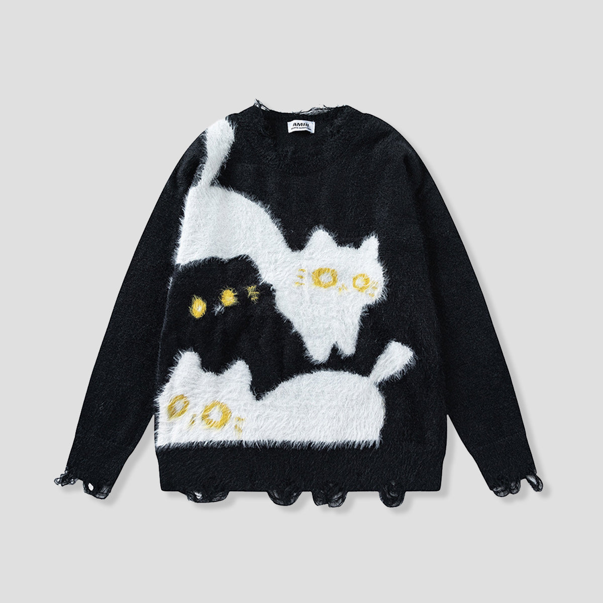 3匹のミケネコ セーター