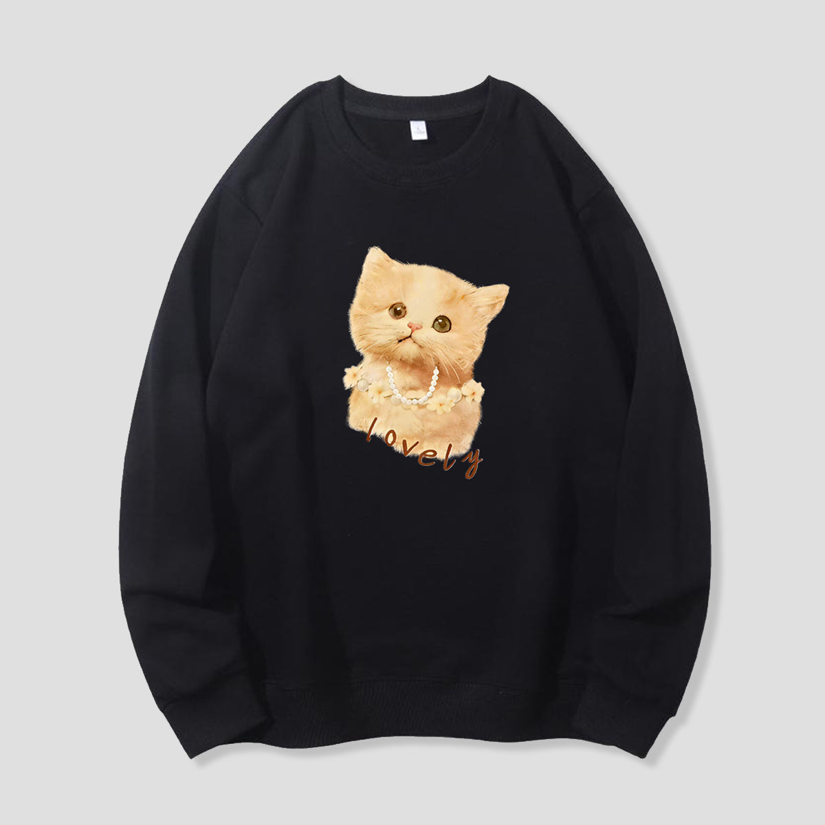 【予約】オイルペイントパールキャット スウェット