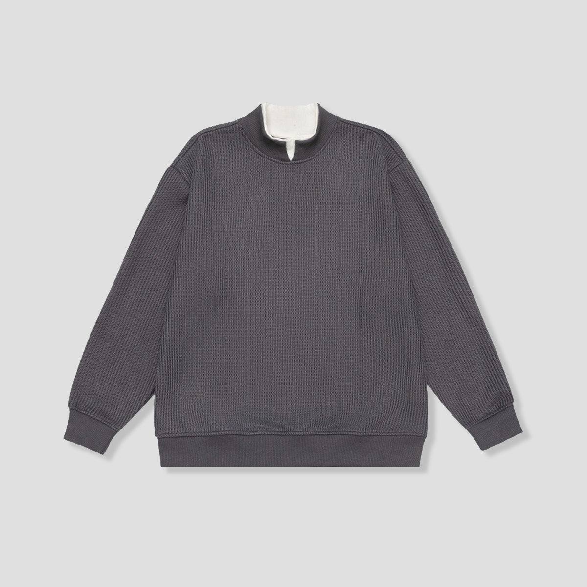 ワッフルレイヤード スウェット