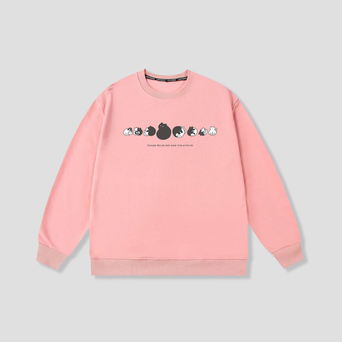 ころころキャット シルエットスウェット